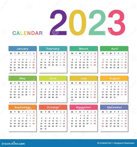 2023日曆桌布